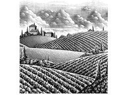 Tuscan Italy Scene art